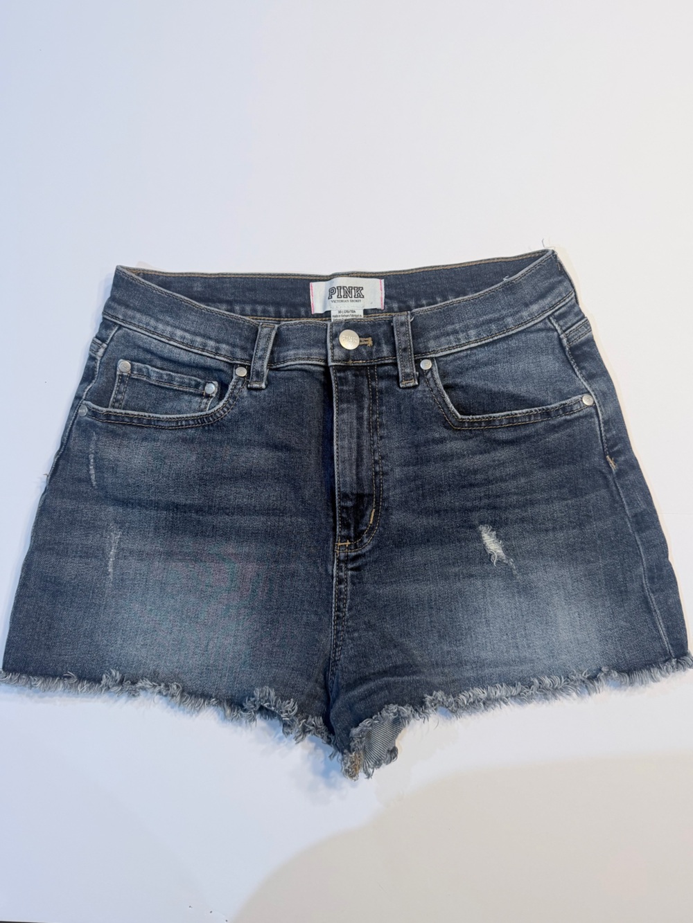 Victoria's Secret Dark Wash Denim Jean Shorts